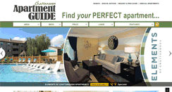 Desktop Screenshot of chattanoogaapartmentguide.com