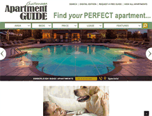 Tablet Screenshot of chattanoogaapartmentguide.com